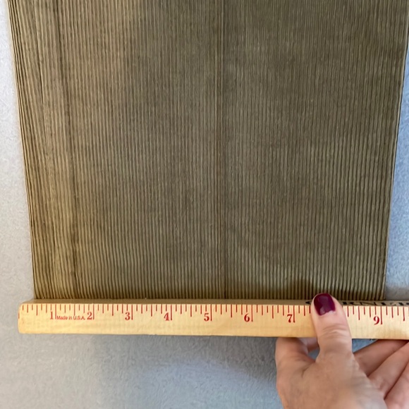 Bills Khakis Corduroy Pants Mens 34 Unhemmed Pleated Front Standard Fit Flaw - Picture 13 of 16